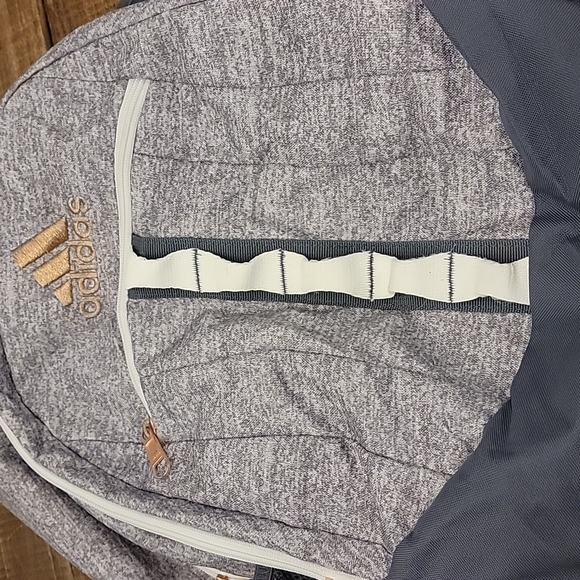 ADIDAS gray rose gold Backpack EXCELLENT! - Picture 5 of 5